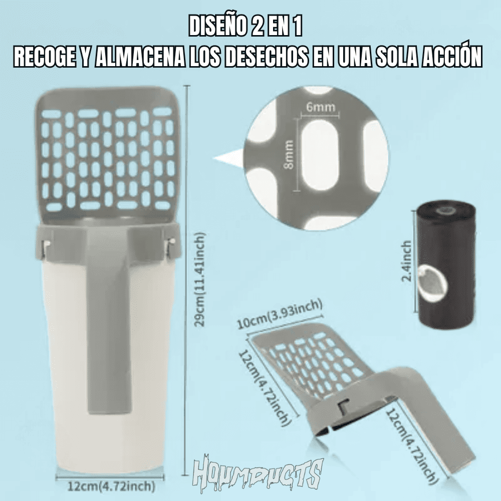 SANDYCLEAN | RECOGEDOR DE ARENA PARA GATOS