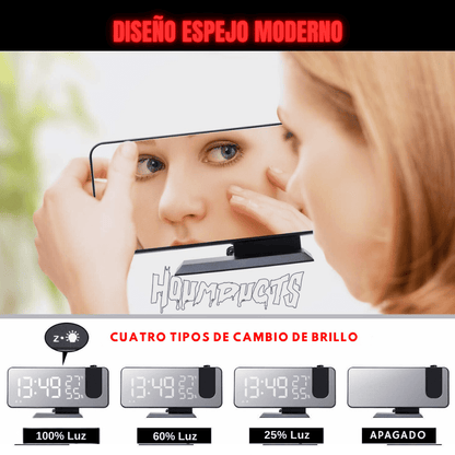 SKYWAKE | RELOJ DESPERTADOR DIGITAL DE PROYECCION