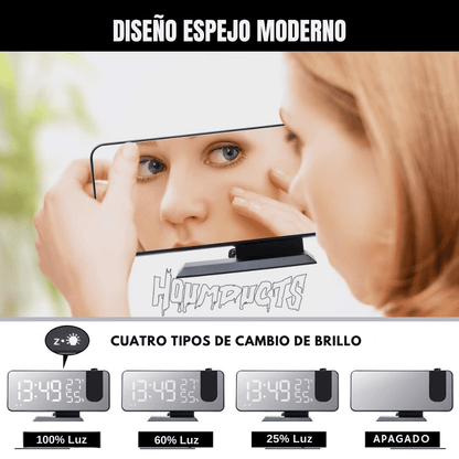 SKYWAKE | RELOJ DESPERTADOR DIGITAL DE PROYECCION