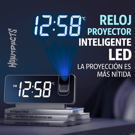 SKYWAKE | RELOJ DESPERTADOR DIGITAL DE PROYECCION