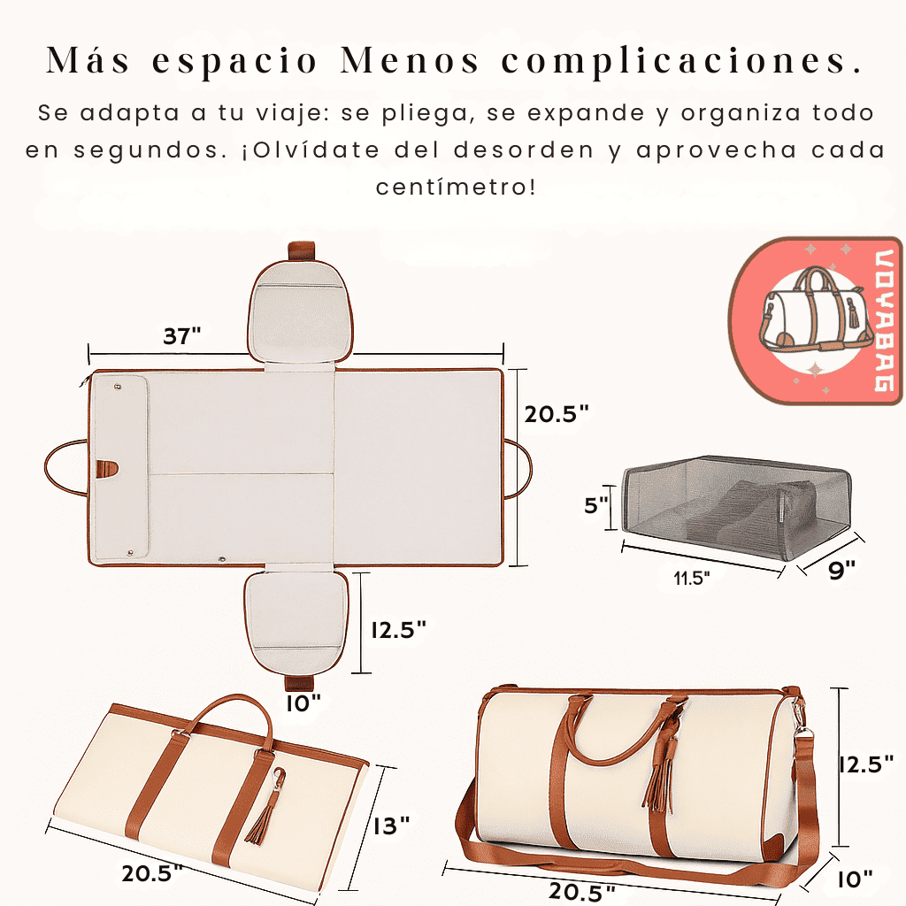 VOYABAG™ | BOLSO VIAJERO CONVERTIBLE